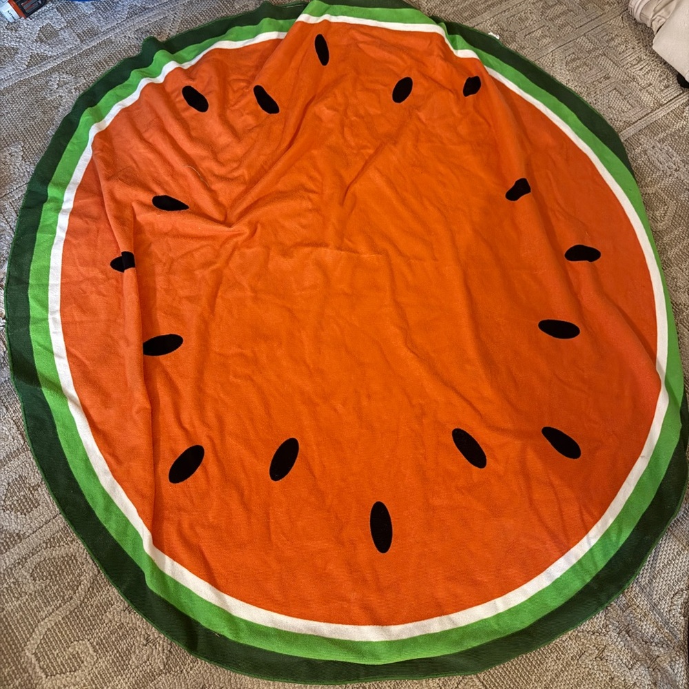 New Extra large Watermelon Round Beach Towel